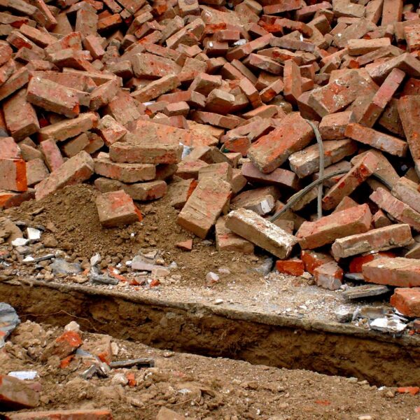 brick rubble waste disposal
